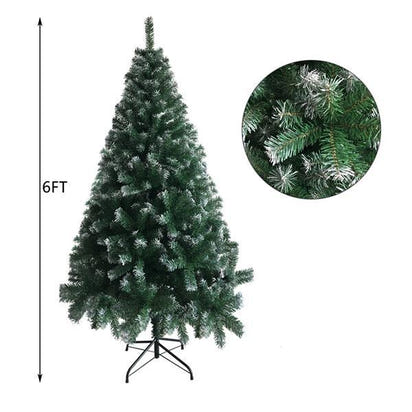 Green Spray White PVC Material Christmas Tree