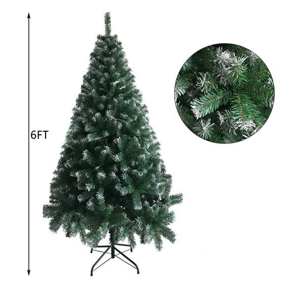 Green Spray White PVC Material Christmas Tree