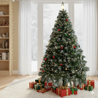 Green Spray White PVC Material Christmas Tree
